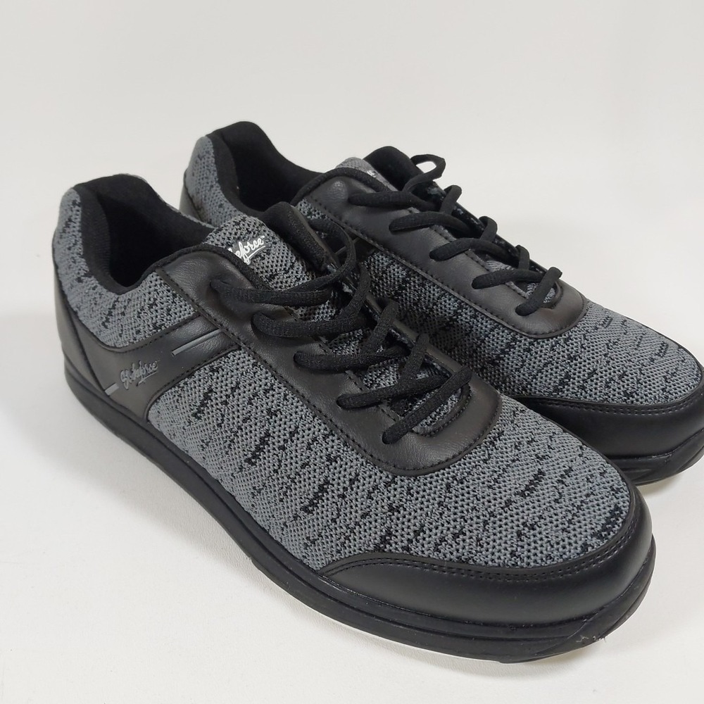 KR Strikeforce Flyer Mesh Black/Steel Mens Bowling Shoes Wide sz 10